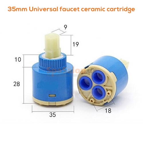 35mm Universal Faucet Ceramic cartridge (pack of 2)